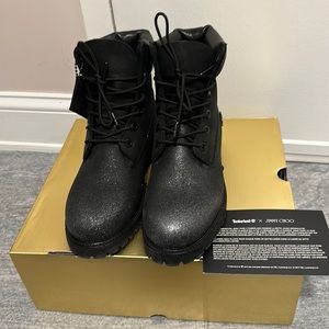 Jimmy Choo X Timberland collab limited edition boots authentic